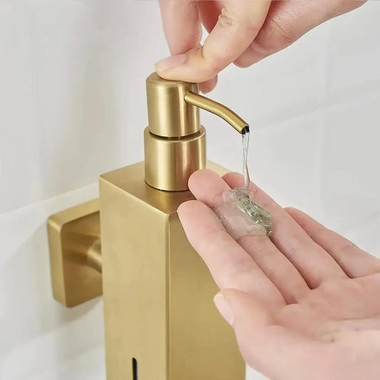 250ML Brushed Stainless Steel Wall-Mounted Soap Dispenser