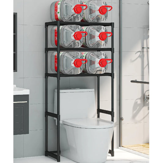 Floor-Standing Washing Machine & Bathroom Storage Rack