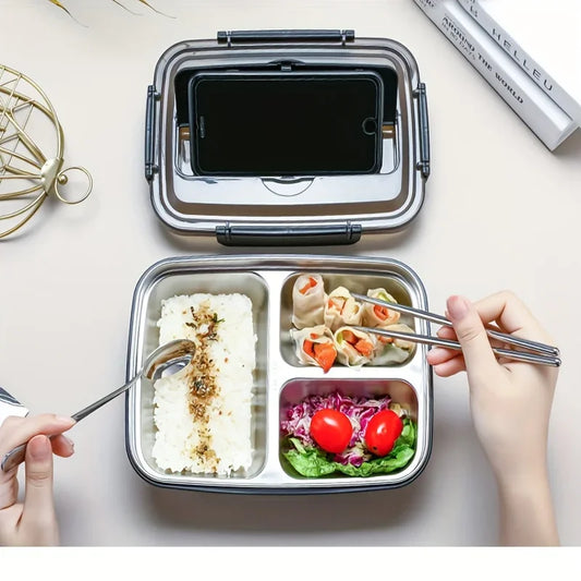 Leak-Proof Stainless Steel Bento Lunch Box