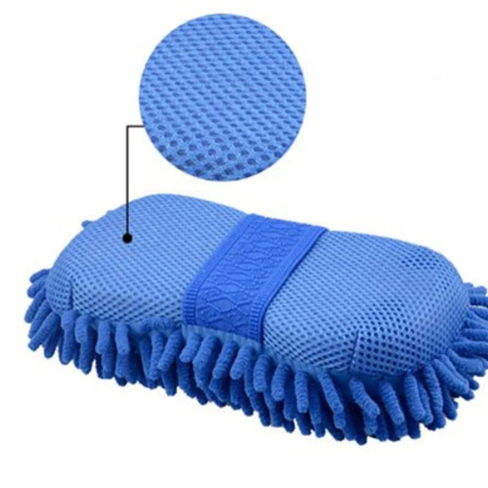 1pc Car Wash Glove Microfiber