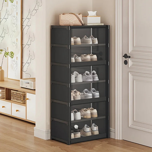 Vertical Stackable Shoe Storage Rack Cabinet