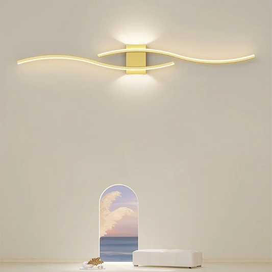 Modern Double Curve LED Wall Lamp
