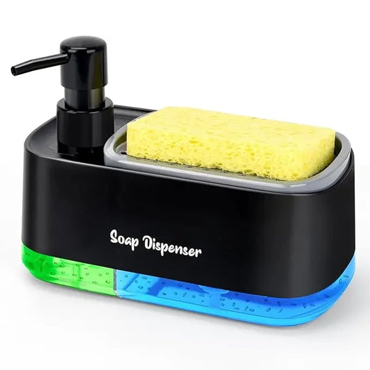 2-in-1 Kitchen Soap Dispenser with Sponge Holder