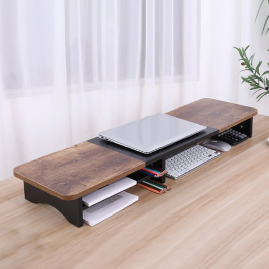 Dual Monitor Stand with Storage