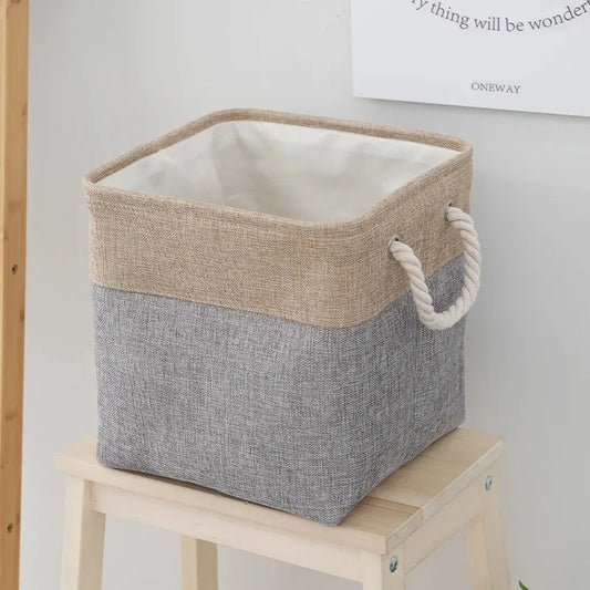 Folding Linen Storage Basket