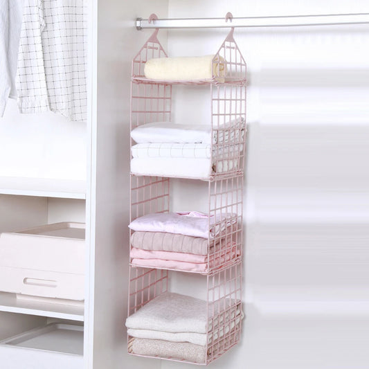 Foldable Hanging Closet Organizer (2/3/4/5 Tier)
