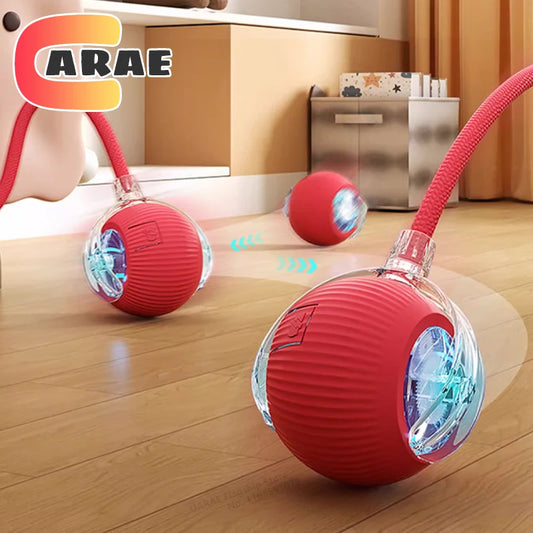 Smart Cat Interactive Ball Toy โ Automatic Rolling Rechargeable Mouse with Tail