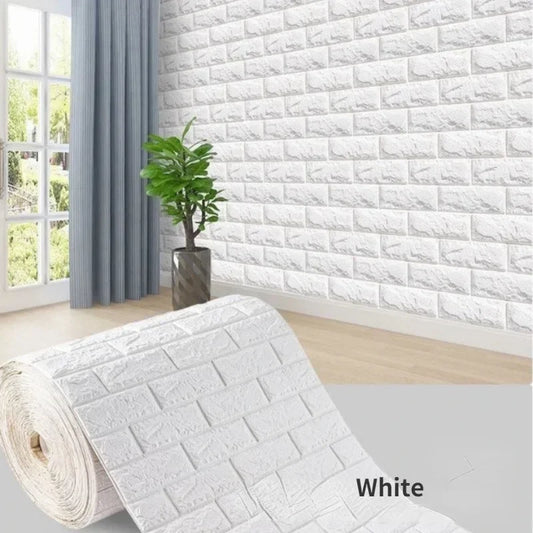 3D Foam Brick Wallpaper