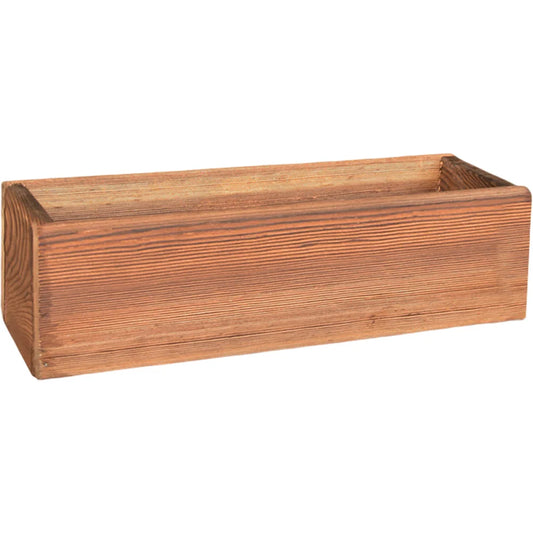 Antiseptic Wood Flower Box – Cedar Wooden Planter for Succulents & Outdoor Decor