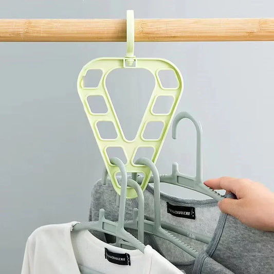 Rotatable 9-Hole Multifunctional Clothes Hanger