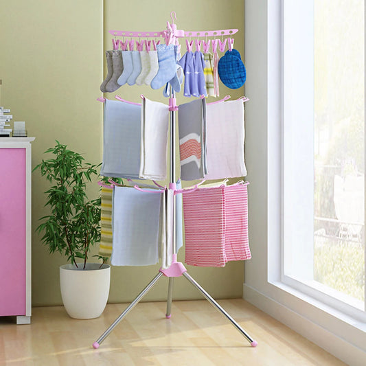 Foldable Stainless Steel Clothes Drying Rack