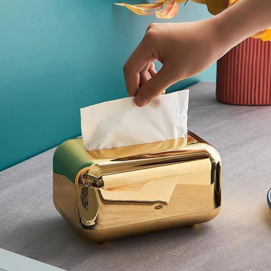 Luxury Golden Tissue Box