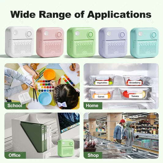 GZQIANJI D3 Mini Portable Printer