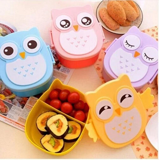 Portable Kids Bento Lunch Box with Cutlery