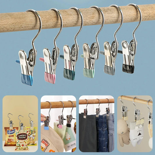 Stainless Steel Clothespins Set