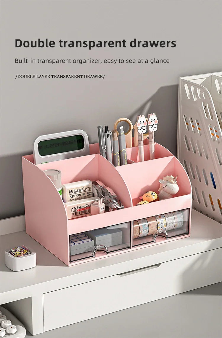 Desktop Storage Box Pen Holder