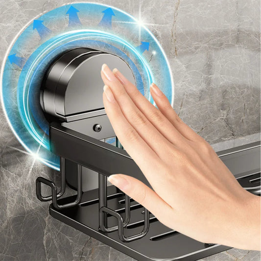 Suction Cup Bathroom Storage Rack