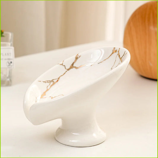 Ceramic Leaf Soap Holder