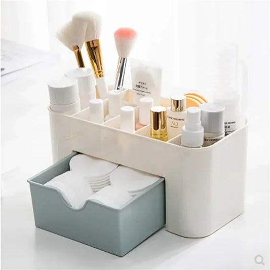 Double Layer Makeup Organizer – Cosmetic & Skincare Storage Box