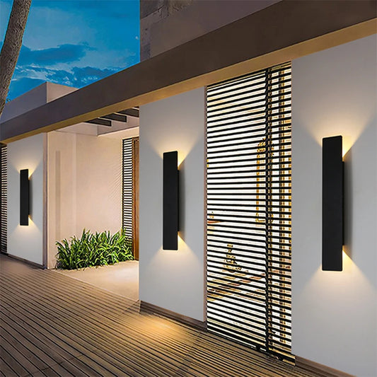 Waterproof Outdoor LED Wall Lamp – Modern Up/Down Light, IP65, 110V/220V
