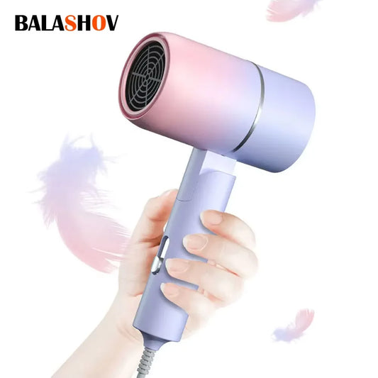 Mini Folding Hair Dryer 750W โ Hot Air Anion Hair Care with Carrying Bag for Travel