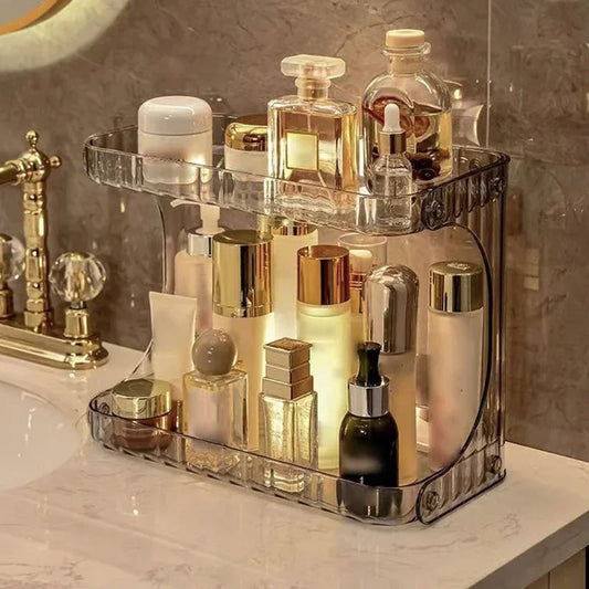 Double-Layer Bathroom Storage Rack
