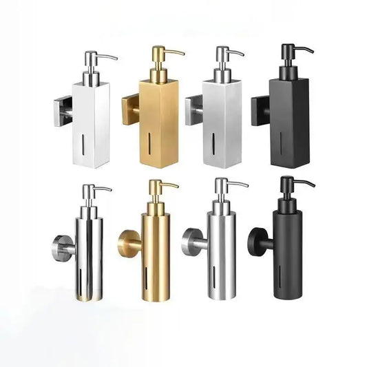250ML Brushed Stainless Steel Wall-Mounted Soap Dispenser