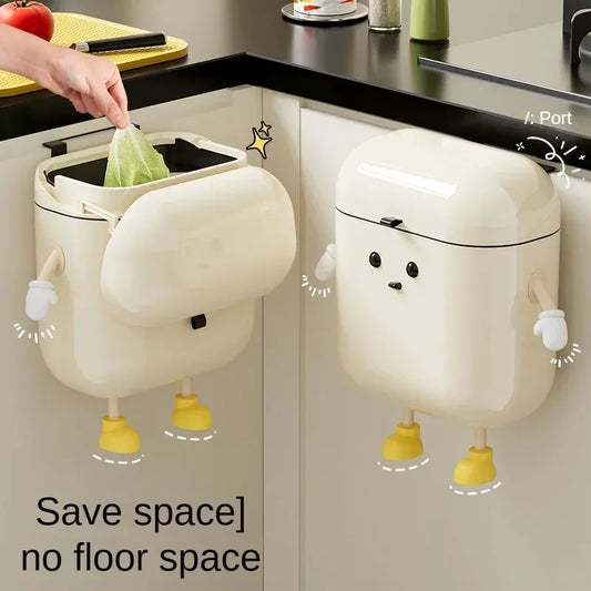9/12L Wall-Mounted Kitchen Trash Can