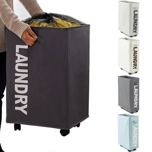Large Capacity Laundry Basket with Wheels