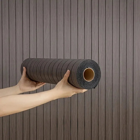 3D Retro Wood Grain Wallpaper