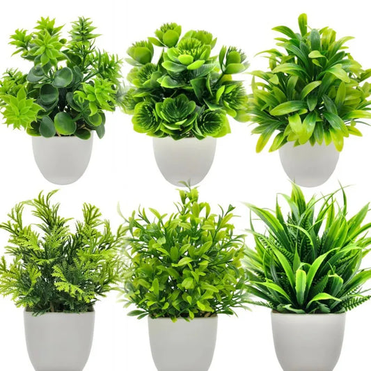 1PC Artificial Potted Plant – Lifelike Greenery for Home