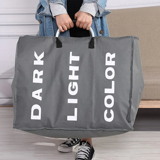 Section Foldable Laundry Hamper