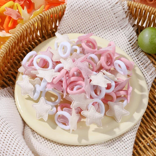 Love & Star Cartoon Hair Loops