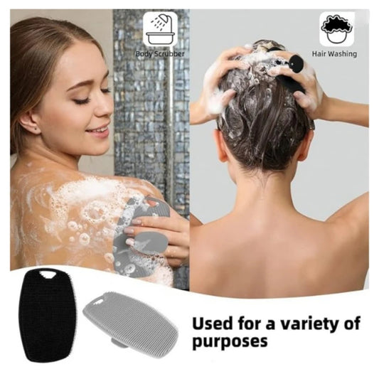 Soft Silicone Exfoliating Body Brush – Gentle Shower & Massage Scrubber