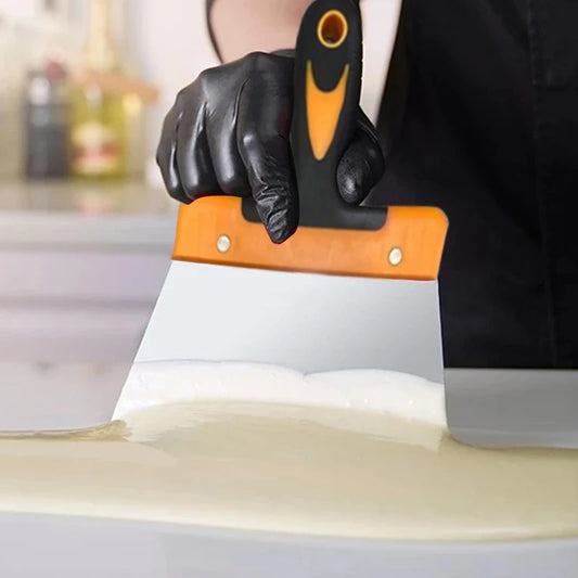 Stainless Steel Dough & Cake Scraper