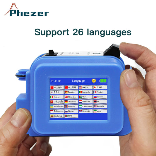 Phezer PC13Plus Handheld Inkjet Printer