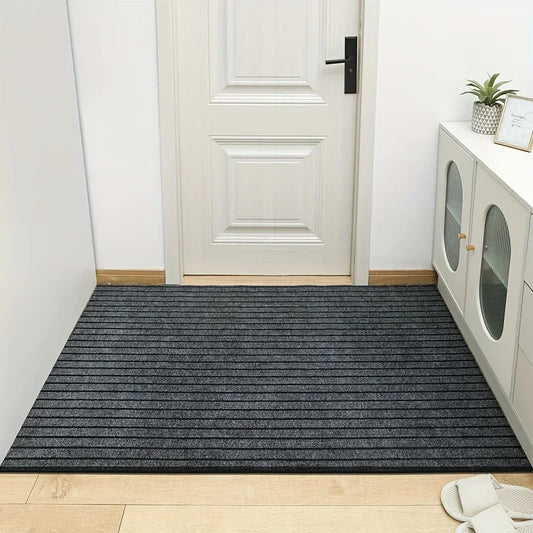 Large Striped Laundry Room Rug – Anti-Slip