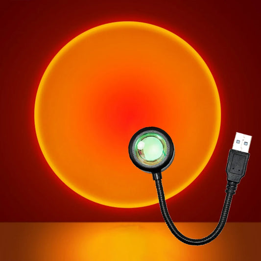 LED Sunset Projection Lamp