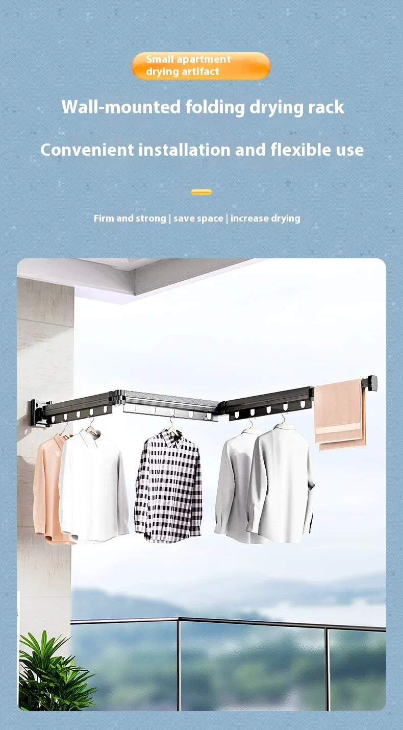 "360° Folding Wall-Mounted Clothes Drying