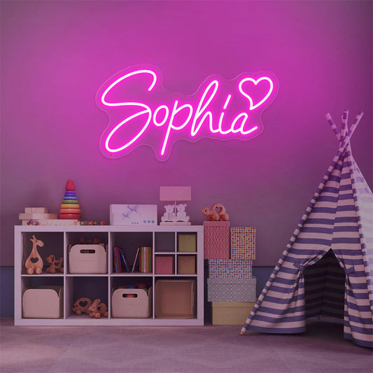 Custom LED Neon Sign – Personalized Name Light for Bedroom & Wall Decor