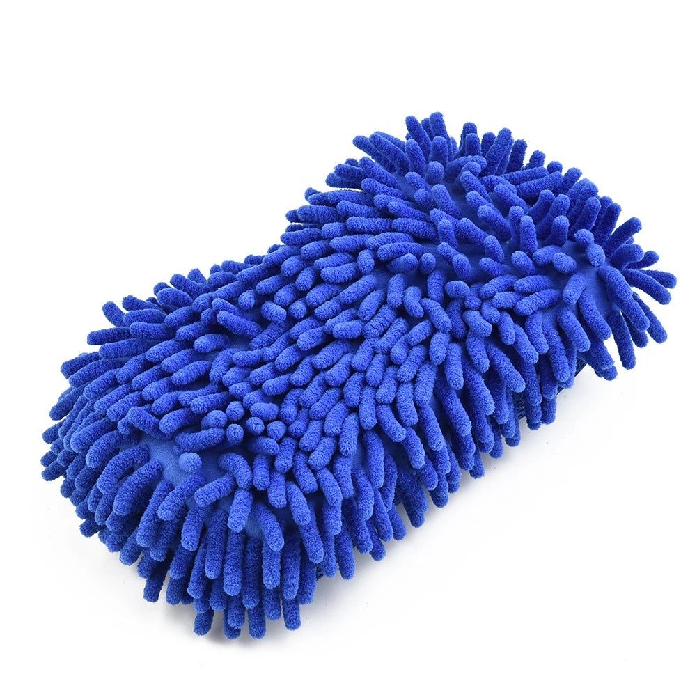 1pc Car Wash Glove Microfiber