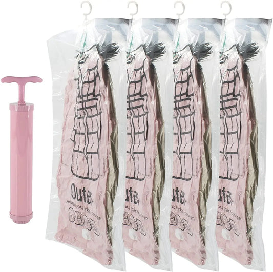 Hanging Vacuum Storage Bag for Clothing