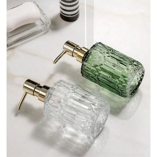 13.32oz Refillable Glass Soap Dispenser