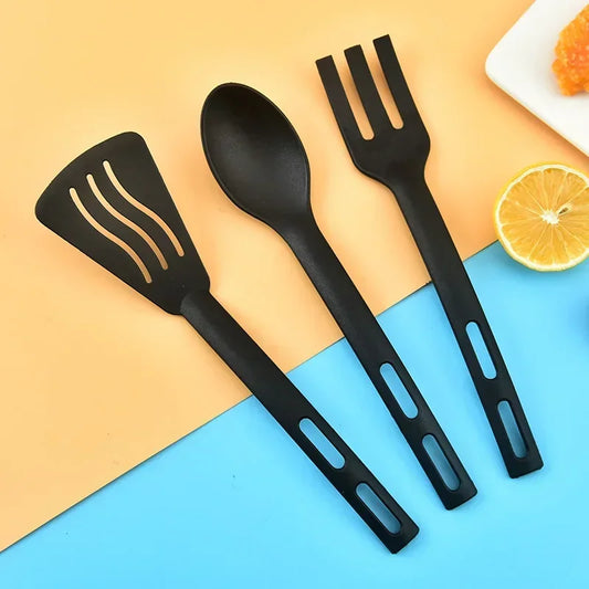 1/3PCS Nylon Kitchen Utensil Set – Turner, Spoon & Fork