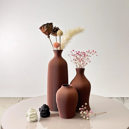 3-Piece Decorative Artistic Vases