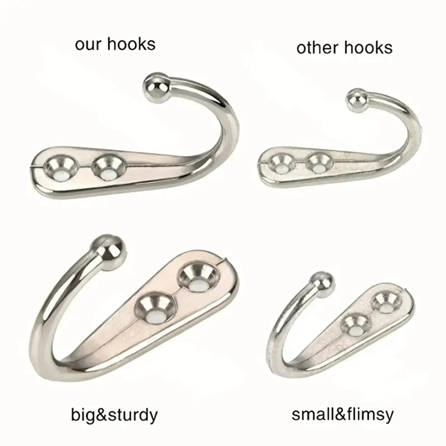 10Pcs Retro Wall Hooks Hangers