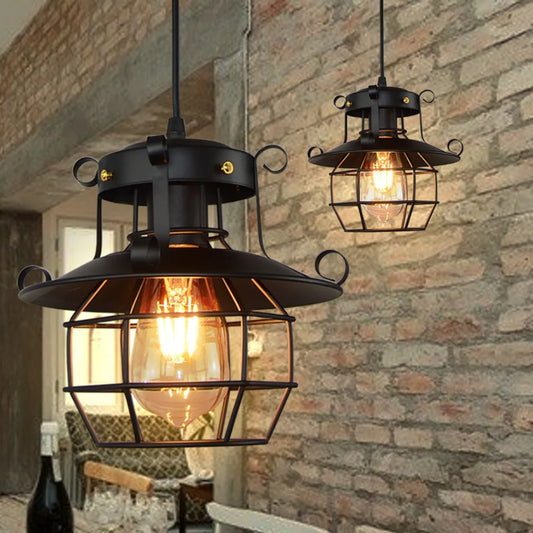 Industrial Retro Restaurant Pendant Lamp