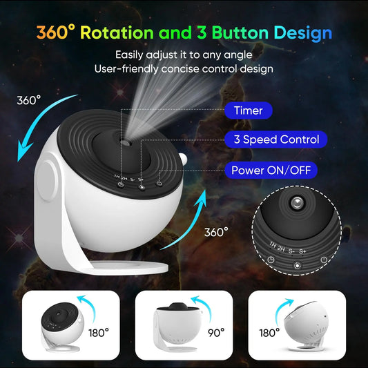 Galaxy Starry Sky Projector Lamp