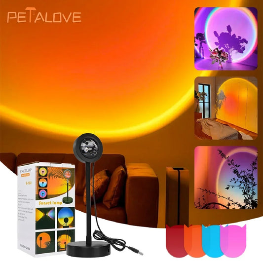 LED Sunset Projection Lamp