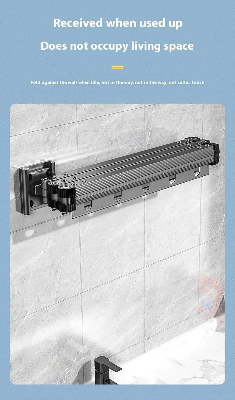 "360° Folding Wall-Mounted Clothes Drying